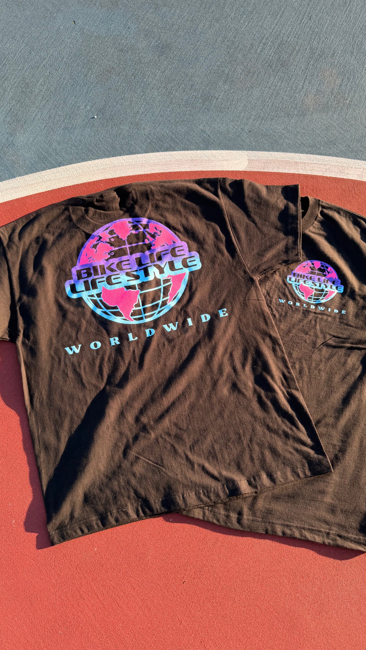 BLLS 🌐 WORLD WIDE GLOBAL SHIRT (BLACK/ MIAMI)