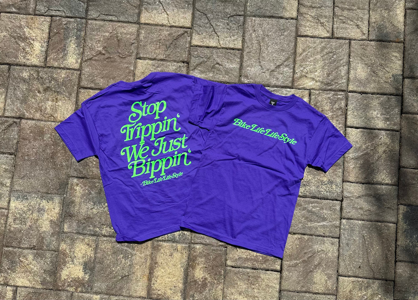 BLLS “Stop Trippin’ We Just Bippin’” - PERFECT PURPLE/ ELECTRIC GREEN