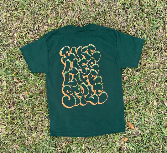 BLLS - GRAFFITI PINE GREEN - NEON GREEN/ SAFETY ORANGE