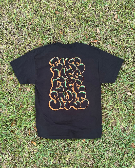 BLLS GRAFITTI BLACK - NEON GREEN/ SAFETY ORANGE