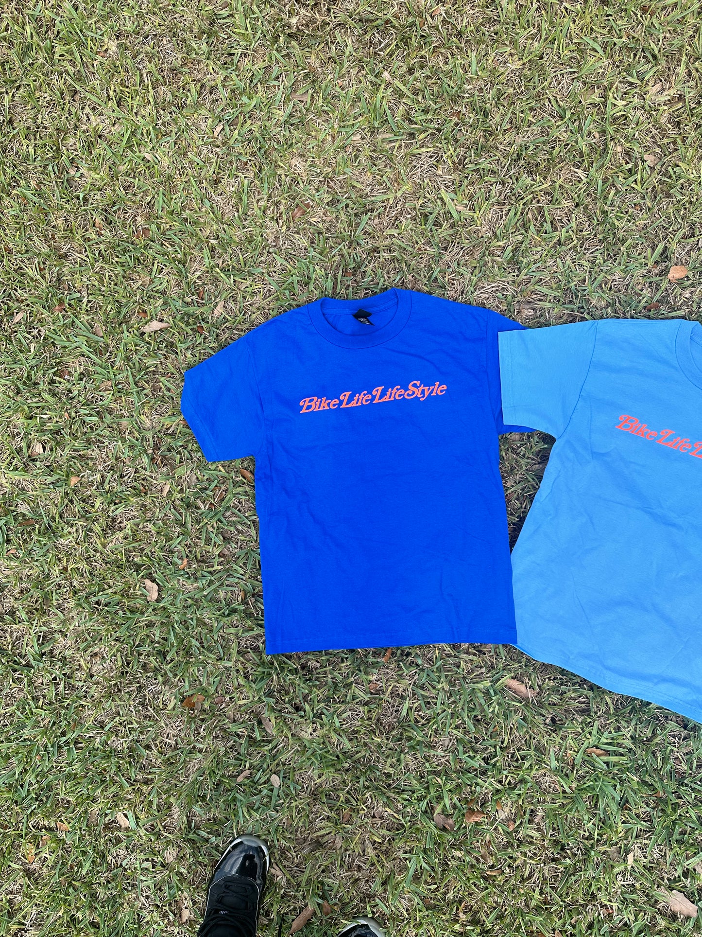 “Stop Trippin’ We Just Bippin’” - ROYAL BLUE/ SAFETY ORANGE